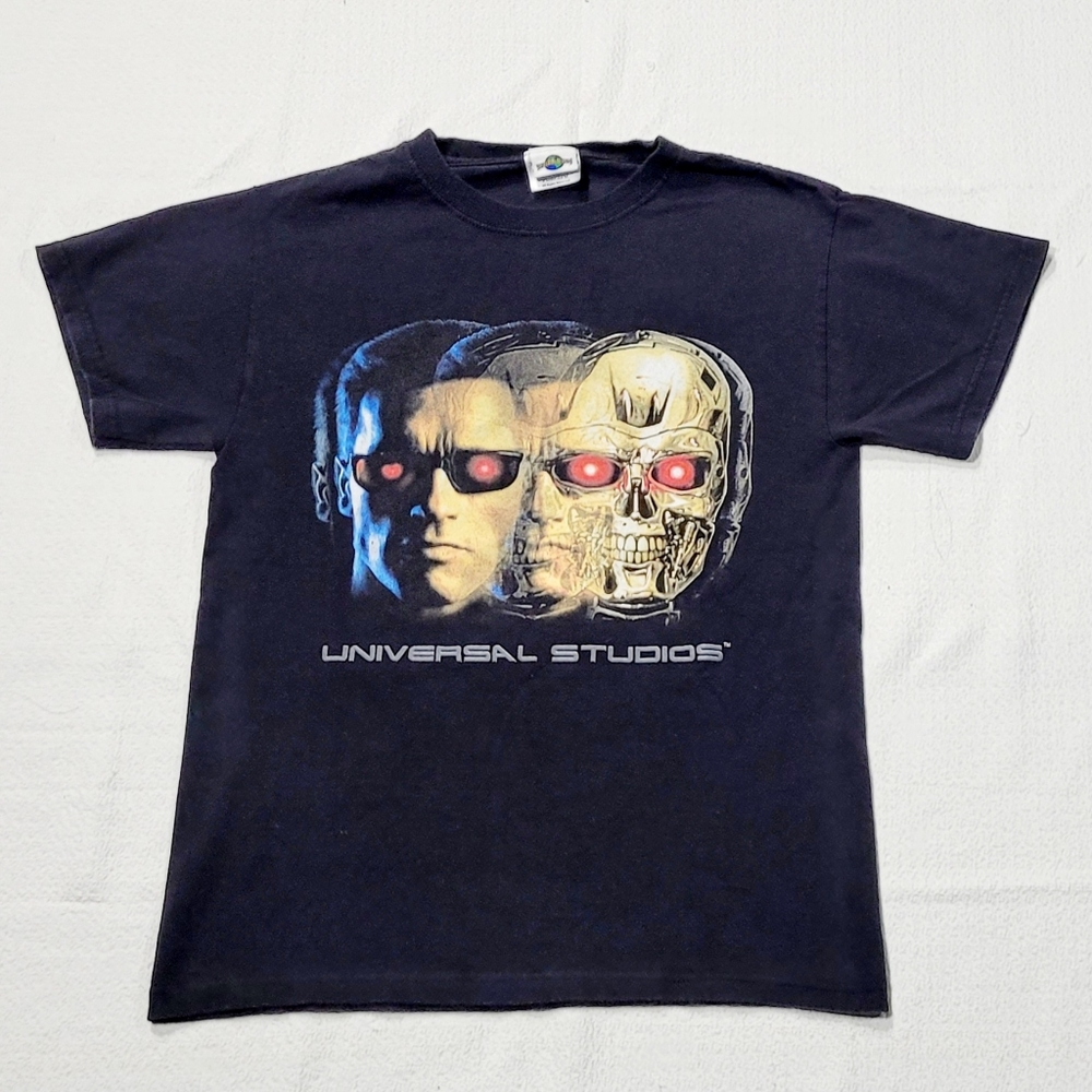Vintage 90's Official Universal Studios Terminator 1 the Movie Men's Tee size XS